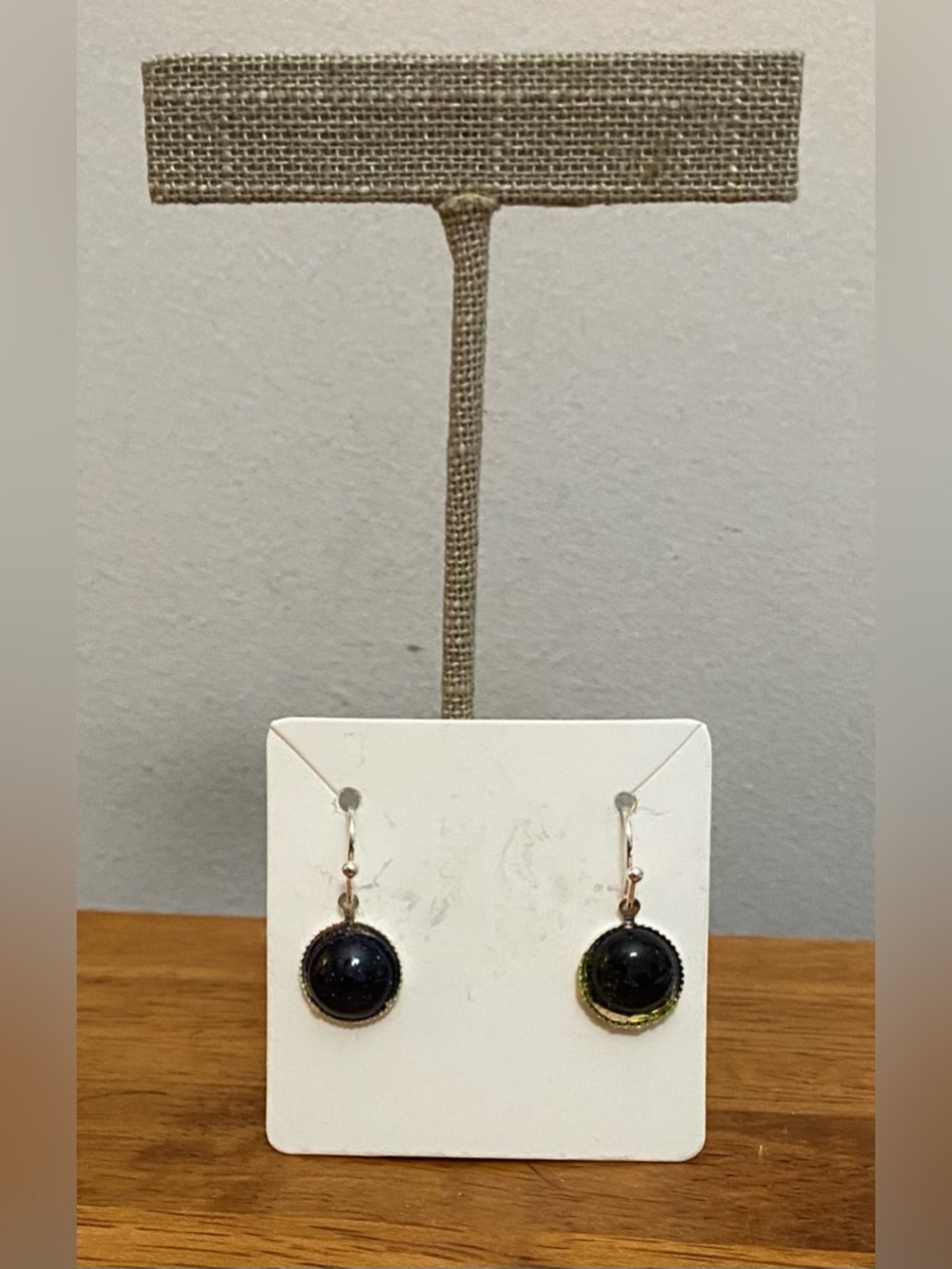 NEW Elegant Black Onyx Drop Earrings